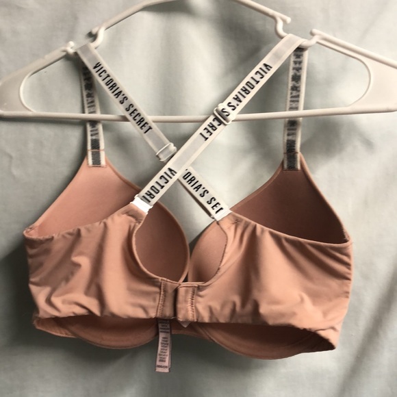 Victoria’s Secret T-shirt push-up full coverage 32DD convertible dusty pink bra - Picture 13 of 13